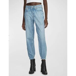 Rag & Bone Miramar Blue Denim Jogger Pants Trousers  Women's Size XS